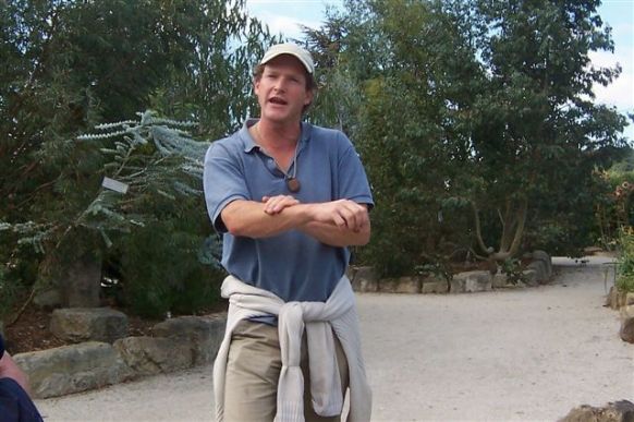 Tom Hart-Dyke talking to BarmARA about his World Garden at Lullingstone Castle